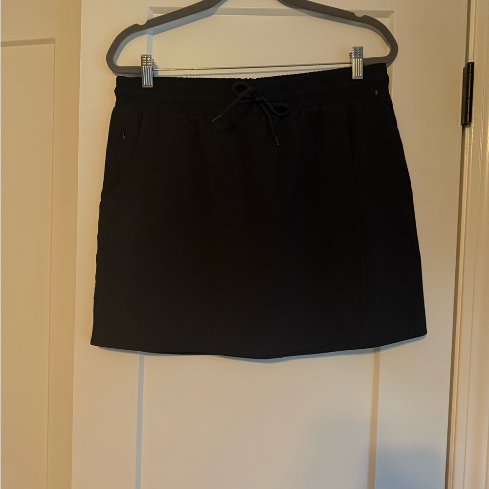 Avalanche Charcoal Drawstring Skirt